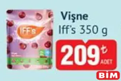 IFF'S VİŞNE 350 G fiyat ve kampanya bilgisi